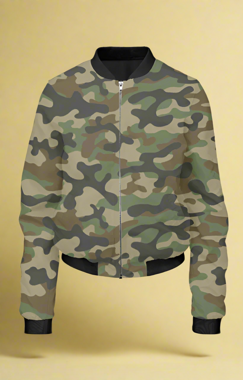 The Camo Bomber Jacket