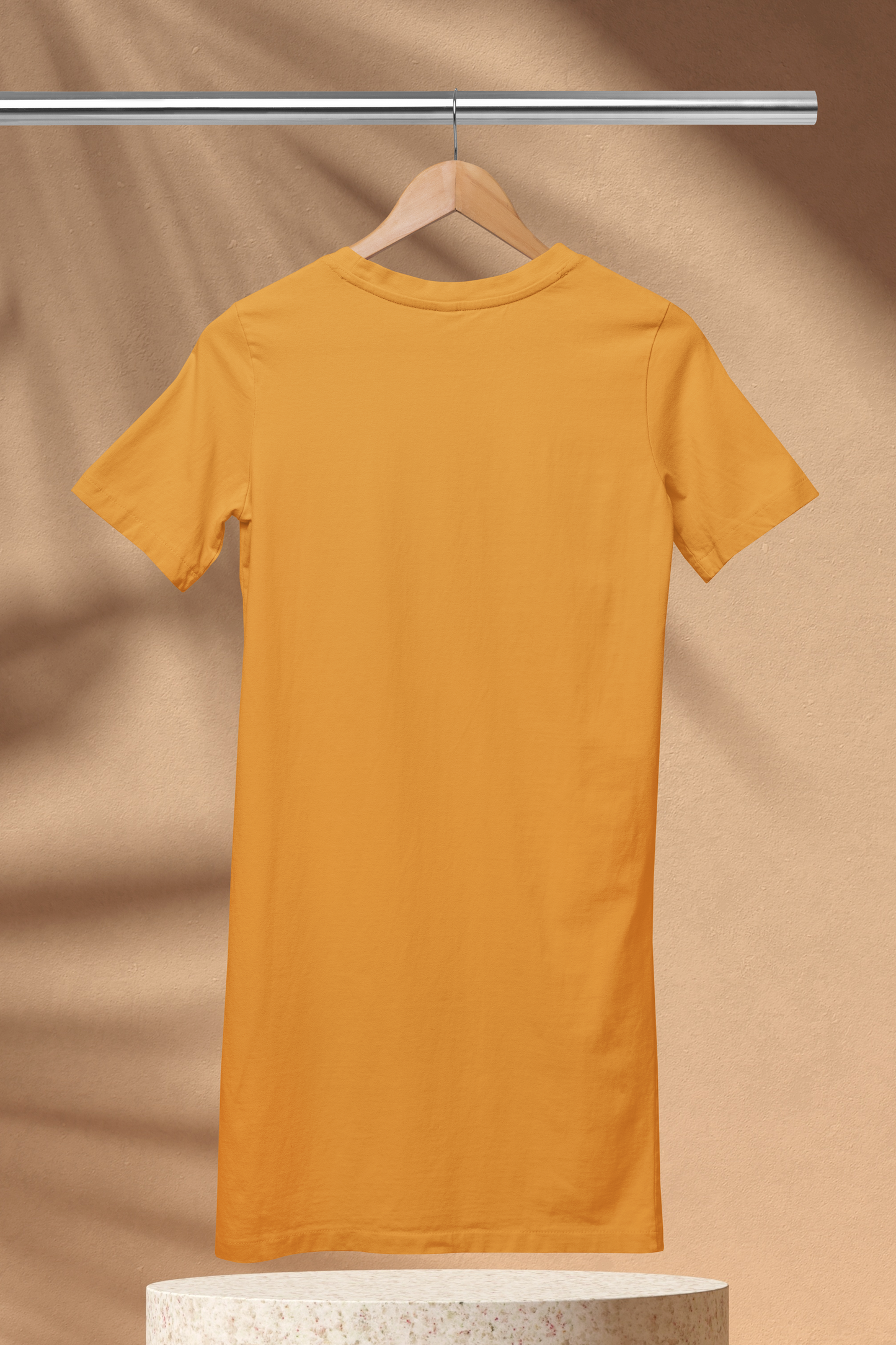 The Solid T-shirt Dress