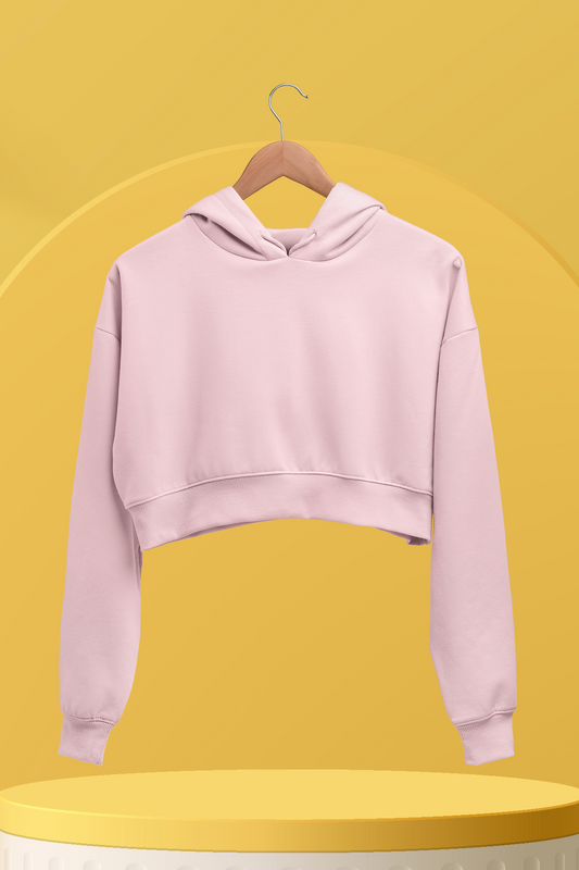 The Solid Crop Hoodie