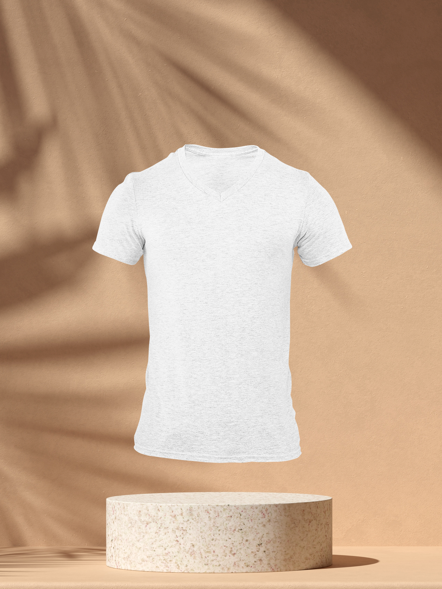 The Solid V Neck Tee